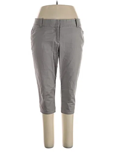 Pre-owned Ann Taylor Casual Pants In Gray