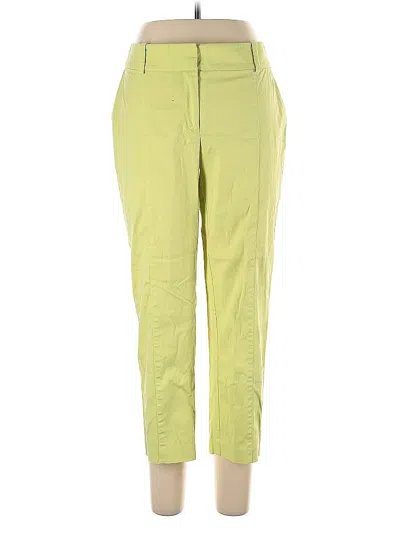 Pre-owned Ann Taylor Casual Pants In Green