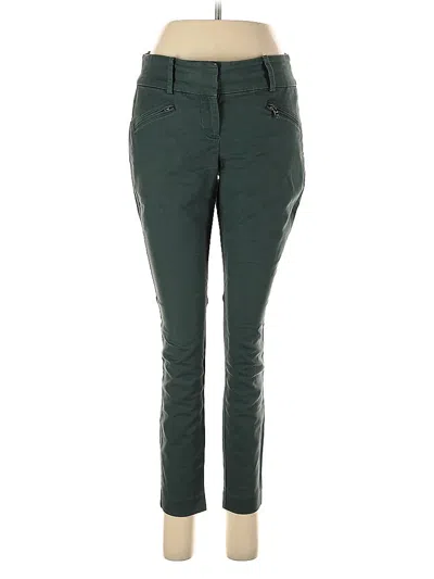 Pre-owned Ann Taylor Casual Pants In Green