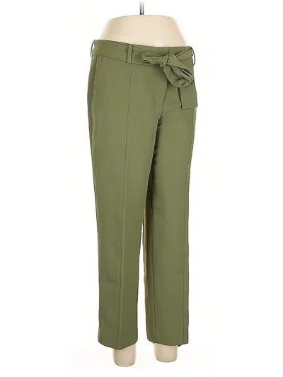 Pre-owned Ann Taylor Casual Pants In Green