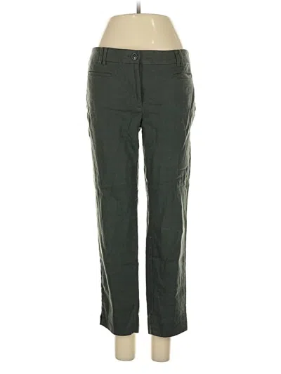Pre-owned Ann Taylor Casual Pants In Green
