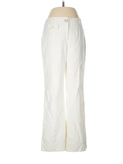 Pre-owned Ann Taylor Casual Pants In Ivory