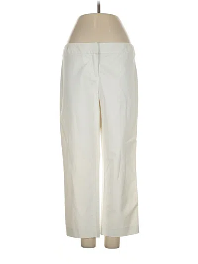 Pre-owned Ann Taylor Casual Pants In Ivory