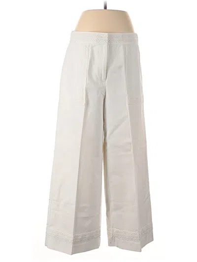 Pre-owned Ann Taylor Casual Pants In Ivory