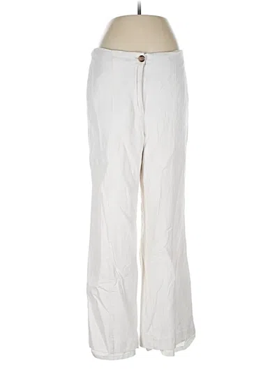 Pre-owned Ann Taylor Casual Pants In Ivory