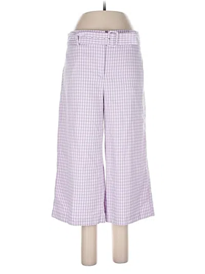 Pre-owned Ann Taylor Casual Pants In Purple