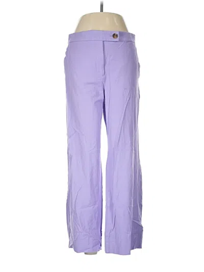 Pre-owned Ann Taylor Casual Pants In Purple