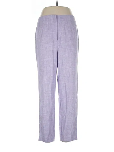 Pre-owned Ann Taylor Casual Pants In Purple