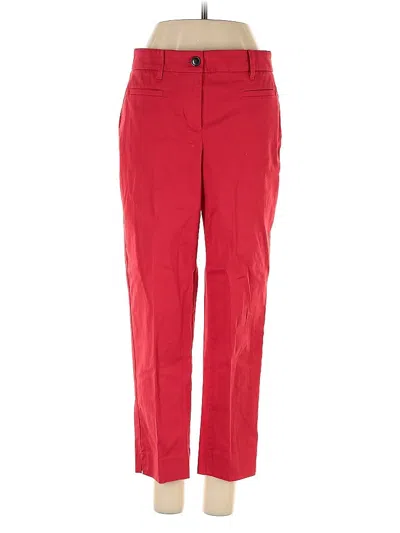 Pre-owned Ann Taylor Casual Pants In Red