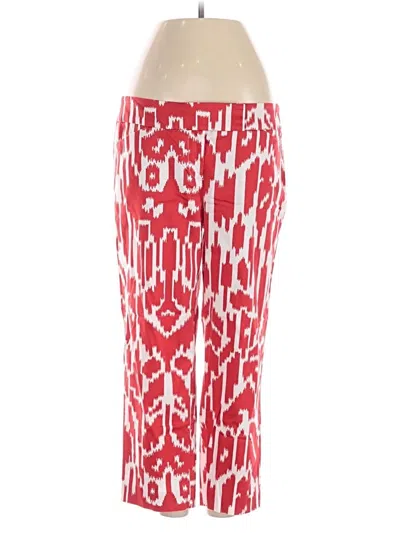 Pre-owned Ann Taylor Casual Pants In Red