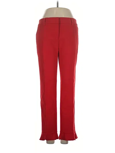 Pre-owned Ann Taylor Casual Pants In Red
