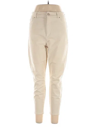 Pre-owned Ann Taylor Casual Pants In Tan