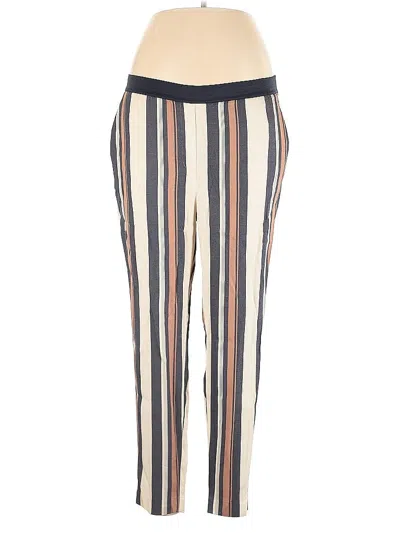 Pre-owned Ann Taylor Casual Pants In White