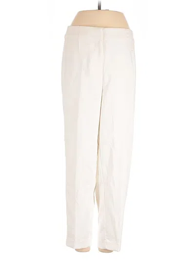 Pre-owned Ann Taylor Casual Pants In White