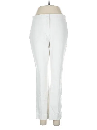 Pre-owned Ann Taylor Casual Pants In White