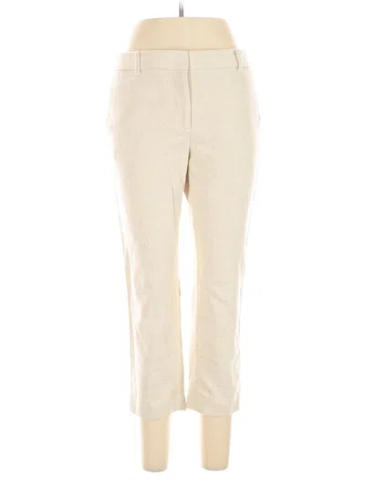 Pre-owned Ann Taylor Casual Pants In White