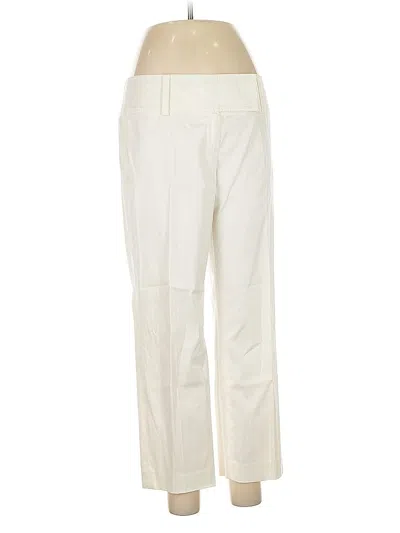 Pre-owned Ann Taylor Casual Pants In White