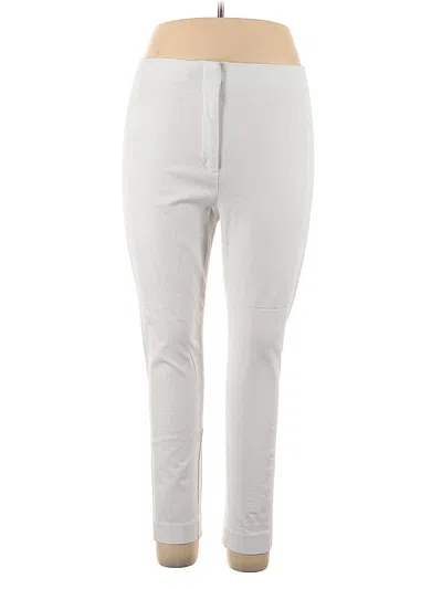 Pre-owned Ann Taylor Casual Pants In White