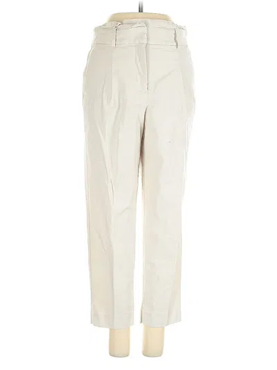 Pre-owned Ann Taylor Casual Pants In White
