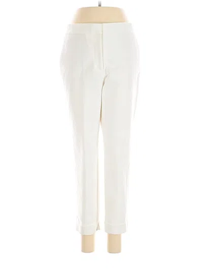 Pre-owned Ann Taylor Casual Pants In White