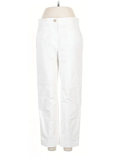 Pre-owned Ann Taylor Casual Pants In White