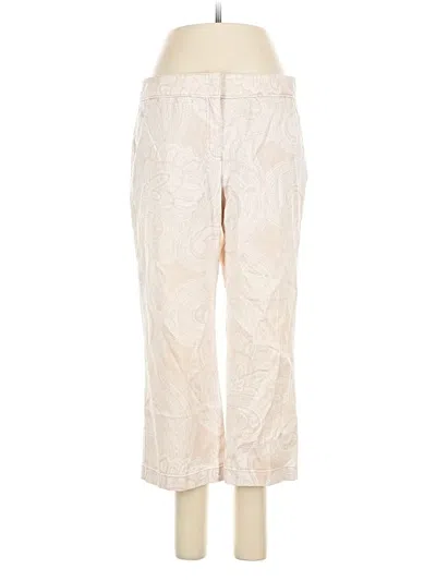 Pre-owned Ann Taylor Casual Pants In White