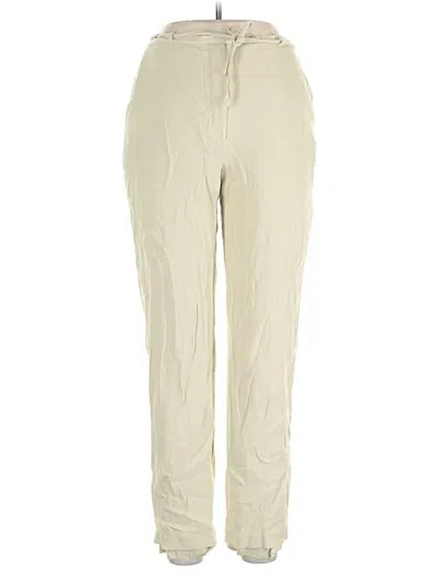 Pre-owned Ann Taylor Casual Pants In White
