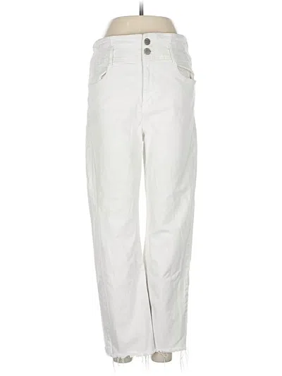 Pre-owned Ann Taylor Casual Pants In White