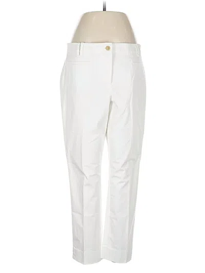 Pre-owned Ann Taylor Casual Pants In White