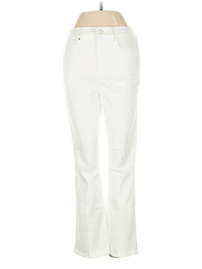 Pre-owned Ann Taylor Casual Pants In White