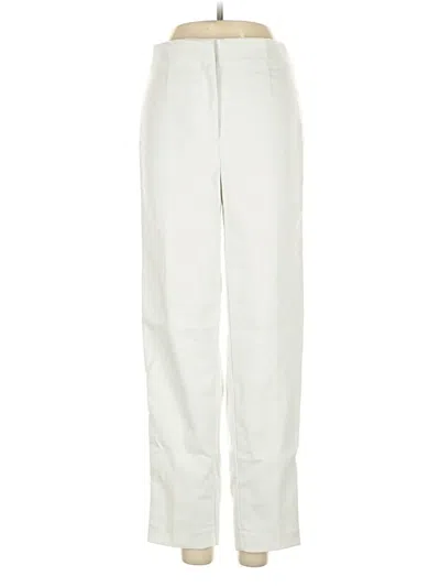 Pre-owned Ann Taylor Casual Pants In White