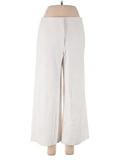 Pre-owned Ann Taylor Casual Pants In White