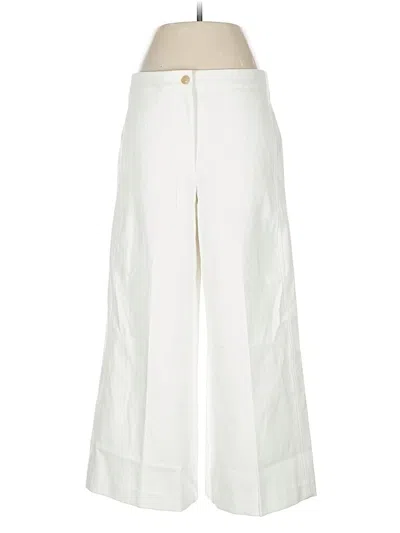 Pre-owned Ann Taylor Casual Pants In White