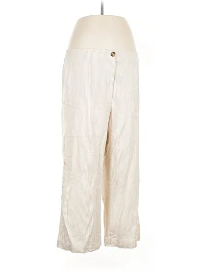 Pre-owned Ann Taylor Casual Pants In White