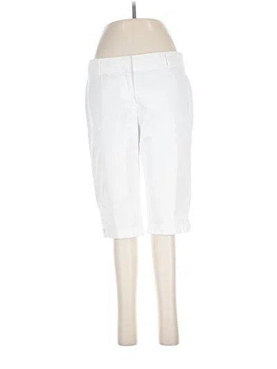 Pre-owned Ann Taylor Casual Pants In White