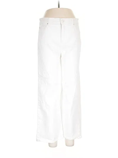 Pre-owned Ann Taylor Casual Pants In White