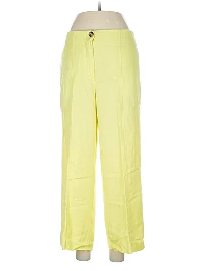 Pre-owned Ann Taylor Casual Pants In Yellow