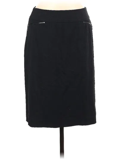Pre-owned Ann Taylor Casual Skirt In Black