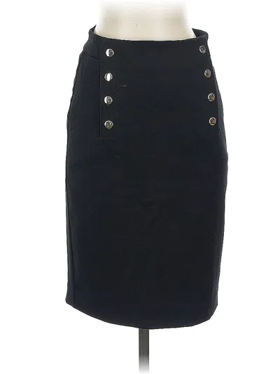 Pre-owned Ann Taylor Casual Skirt In Black