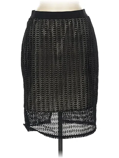 Pre-owned Ann Taylor Casual Skirt In Black