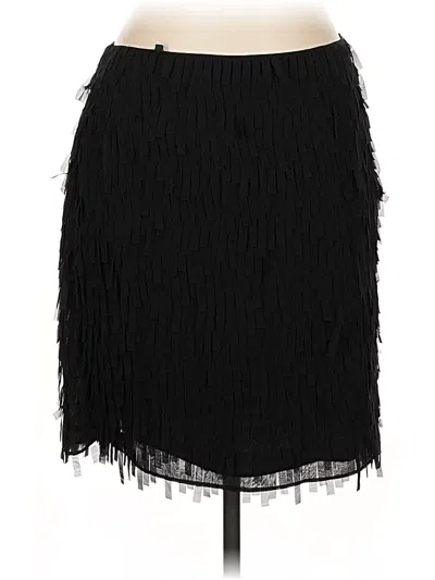 Pre-owned Ann Taylor Casual Skirt In Black