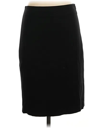 Ann Taylor Casual Skirt In Black