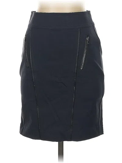 Ann Taylor Casual Skirt In Blue