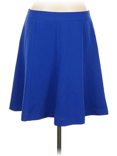 Pre-owned Ann Taylor Casual Skirt In Blue