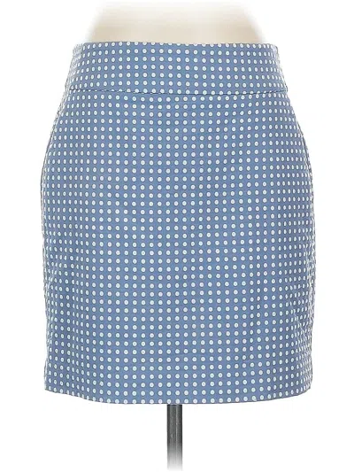Pre-owned Ann Taylor Casual Skirt In Blue
