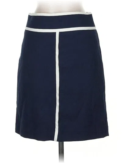Pre-owned Ann Taylor Casual Skirt In Blue