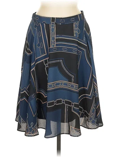 Pre-owned Ann Taylor Casual Skirt In Blue