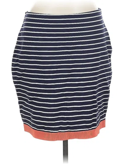 Pre-owned Ann Taylor Casual Skirt In Blue