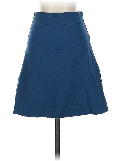 Pre-owned Ann Taylor Casual Skirt In Blue