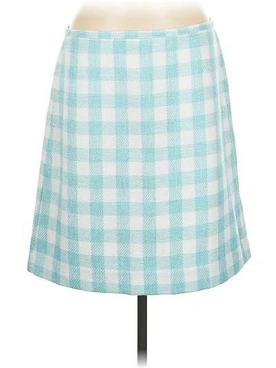 Ann Taylor Casual Skirt In Blue